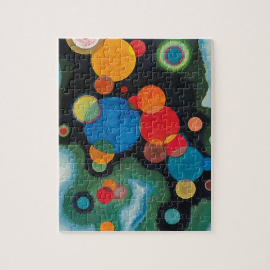Kandinsky Deepened Impulse Abstracte Oil op Canvas Legpuzzel (Verticaal)