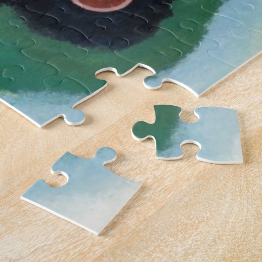 Kandinsky Deepened Impulse Abstracte Oil op Canvas Legpuzzel (Zijkant)