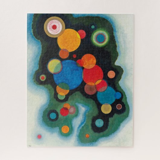 Kandinsky Deepened Impulse Abstracte Oil op Canvas Legpuzzel (Verticaal)