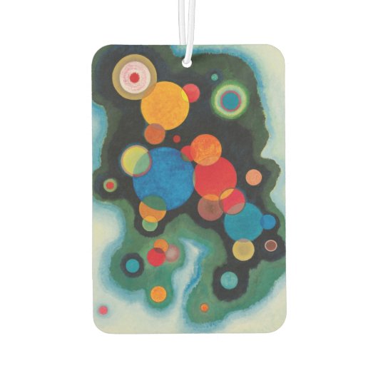 Kandinsky Deepened Impulse Abstracte Oil op Canvas Luchtverfrisser (Achterkant)