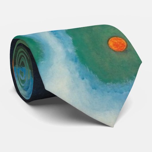 Kandinsky Deepened Impulse Abstracte Oil op Canvas Stropdas (Opgerold)