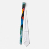 Kandinsky Deepened Impulse Abstracte Oil op Canvas Stropdas (Achterkant)