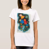 Kandinsky Deepened Impulse Abstracte Oil op Canvas T-shirt (Voorkant)