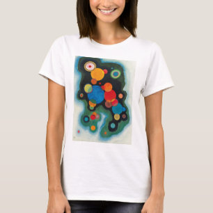 Kandinsky Deepened Impulse Abstracte Oil op Canvas T-shirt