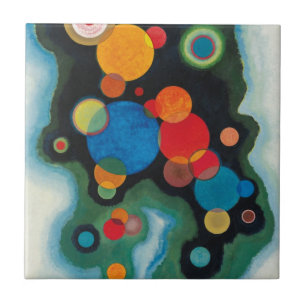 Kandinsky Deepened Impulse Abstracte Oil op Canvas Tegeltje