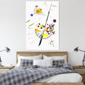 KANDINSKY - DELICATE SPANNING - 1923 - Bauhaus - Canvas Afdruk (Insitu (Slaapkamer))