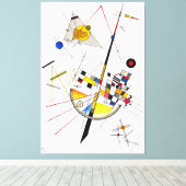 KANDINSKY - DELICATE SPANNING - 1923 - Bauhaus - Canvas Afdruk (Insitu (Houten vloer))
