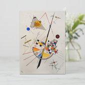 Kandinsky - Delicate spanning Kaart (Staand voorkant)