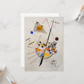 Kandinsky - Delicate spanning Kaart (Voorkant / Achterkant in situ)