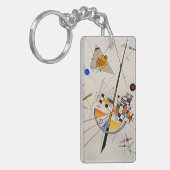 Kandinsky - Delicate spanning Sleutelhanger (Voorkant Links)