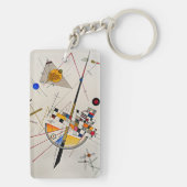 Kandinsky - Delicate spanning Sleutelhanger (achterkant)