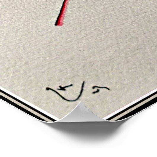 Kandinsky - Delicate Tension, abstracte kunst Poster (Hoek)