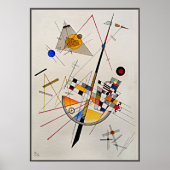 Kandinsky - Delicate Tension, abstracte kunst Poster (Voorkant)