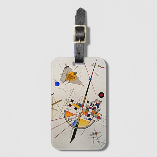 Kandinsky - Delicate Tension Bagagelabel (Voorkant (verticaal))