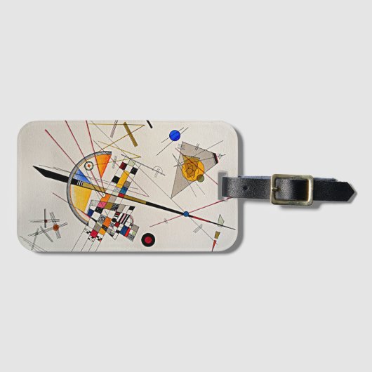 Kandinsky - Delicate Tension Bagagelabel (Voorkant (horizontaal))