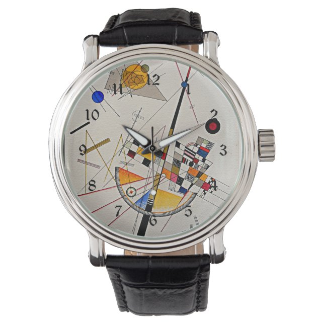 Kandinsky - Delicate Tension Horloge (Voorkant)