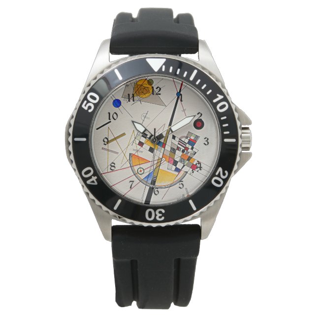 Kandinsky - Delicate Tension  Horloge (Voorkant)