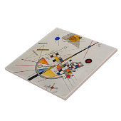 Kandinsky - Delicate Tension,  Tegeltje (Zijkant)