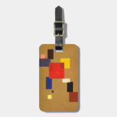 Kandinsky Dertien rechthoeken Abstract schilderen Bagagelabel (Voorkant verticaal)