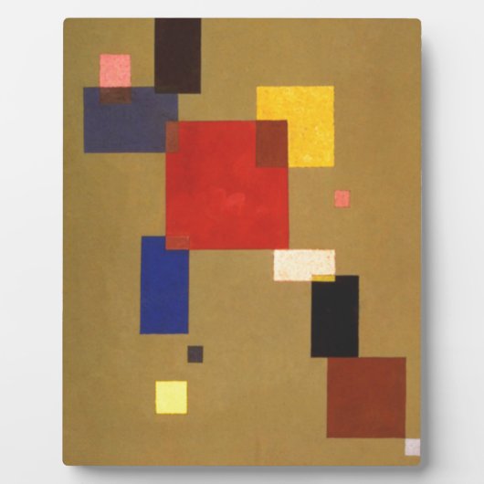 Kandinsky Dertien rechthoeken Abstract schilderen Fotoplaat (Voorkant)