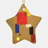 Kandinsky Dertien rechthoeken Abstract schilderen Keramisch Ornament (Links)