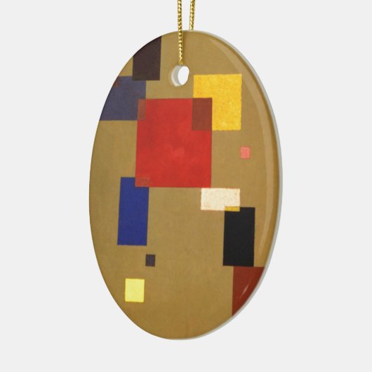Kandinsky Dertien rechthoeken Abstract schilderen Keramisch Ornament (Links)