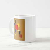 Kandinsky Dertien rechthoeken Abstract schilderen Koffiemok (Voorkant links)