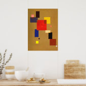 Kandinsky Dertien rechthoeken Abstract schilderen Poster (Keuken)