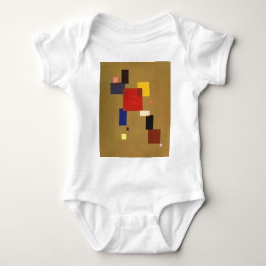 Kandinsky Dertien rechthoeken Abstract schilderen Romper (Voorkant)