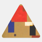 Kandinsky Dertien rechthoeken Abstract schilderen Sticker (Voorkant)