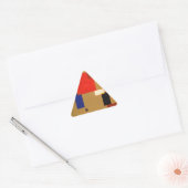 Kandinsky Dertien rechthoeken Abstract schilderen Sticker (Envelop)