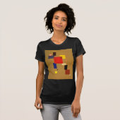Kandinsky Dertien rechthoeken Abstract schilderen T-shirt (Voorkant volledig)