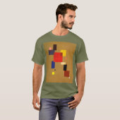 Kandinsky Dertien rechthoeken Abstract schilderen T-shirt (Voorkant volledig)