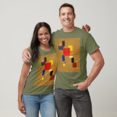 Kandinsky Dertien rechthoeken Abstract schilderen T-shirt (Unisex)