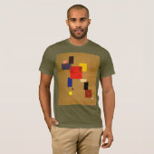 Kandinsky Dertien rechthoeken Abstract schilderen T-shirt (Voorkant volledig)