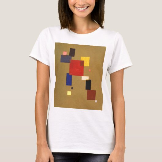 Kandinsky Dertien rechthoeken Abstract schilderen T-shirt (Voorkant)