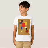 Kandinsky Dertien rechthoeken Abstract schilderen T-shirt (Voorkant volledig)
