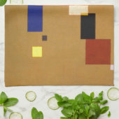 Kandinsky Dertien rechthoeken Abstract schilderen Theedoek (Gevouwen)