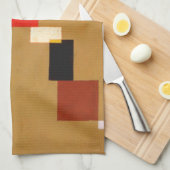 Kandinsky Dertien rechthoeken Abstract schilderen Theedoek (Quarter Fold)