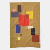 Kandinsky Dertien rechthoeken Abstract schilderen Theedoek (Verticaal)