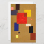 Kandinsky Dertien Rechthoeken Abstract Schilderij Briefpapier (Voorkant / Achterkant)