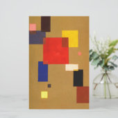 Kandinsky Dertien Rechthoeken Abstract Schilderij Briefpapier (Staand voorkant)