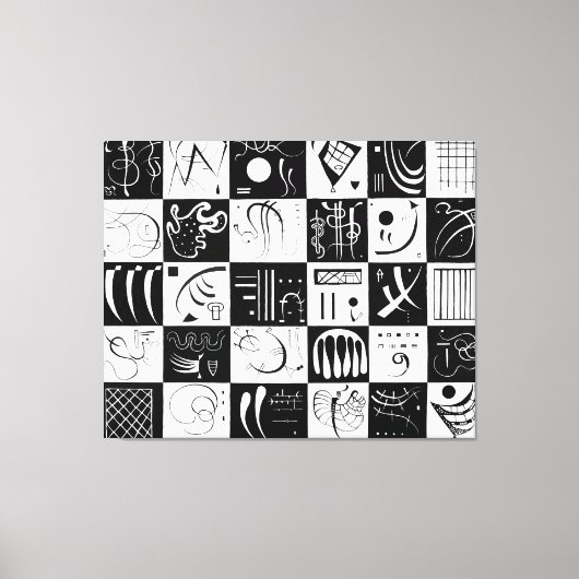 KANDINSKY - DERTIG (Dreißig - Trente) - 1937 - Canvas Afdruk (Voorkant)