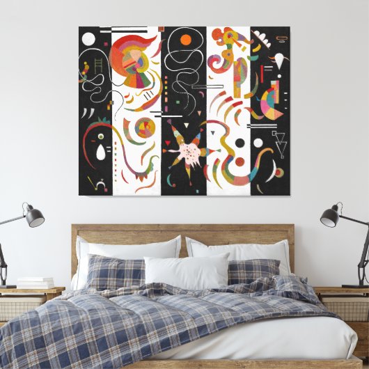 KANDINSKY - DERTIG (Dreißig - Trente) - 1937 - Canvas Afdruk (Insitu (Slaapkamer))