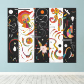 KANDINSKY - DERTIG (Dreißig - Trente) - 1937 - Canvas Afdruk (Insitu (Houten vloer))