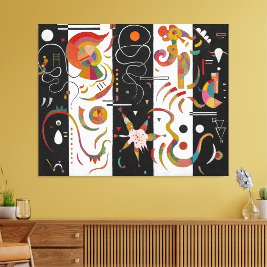 KANDINSKY - DERTIG (Dreißig - Trente) - 1937 - Canvas Afdruk (Insitu (Woonkamer))