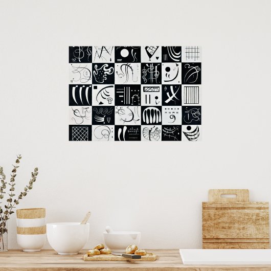 Kandinsky - Dertig Poster (Keuken)