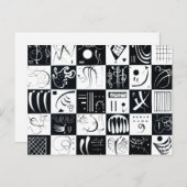 Kandinsky Derty Briefkaart (Voorkant / Achterkant)