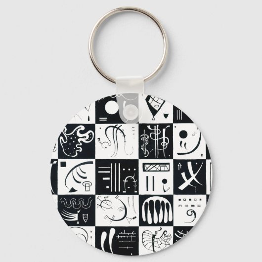 Kandinsky Derty Sleutelhanger (Voorkant)