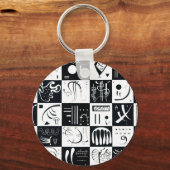 Kandinsky Derty Sleutelhanger (Voorkant)